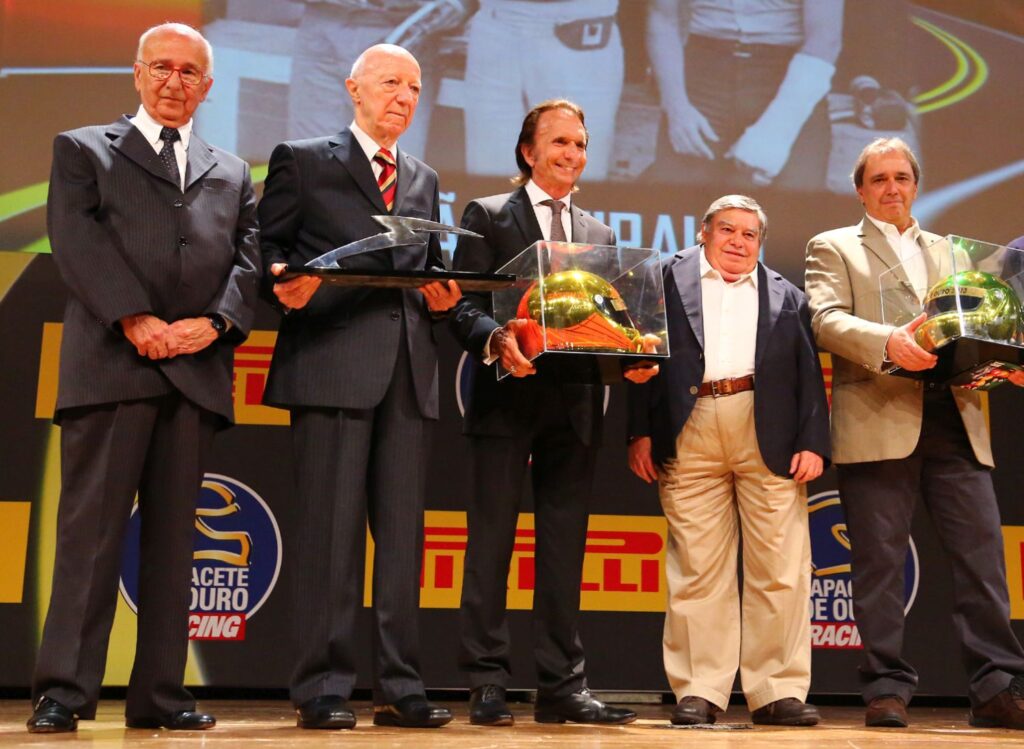 Bird Clemente, Cláudio Carsughi, Emerson Fittipaldi, Chico Rosa, Reginaldo Leme, Capacete de Ouro