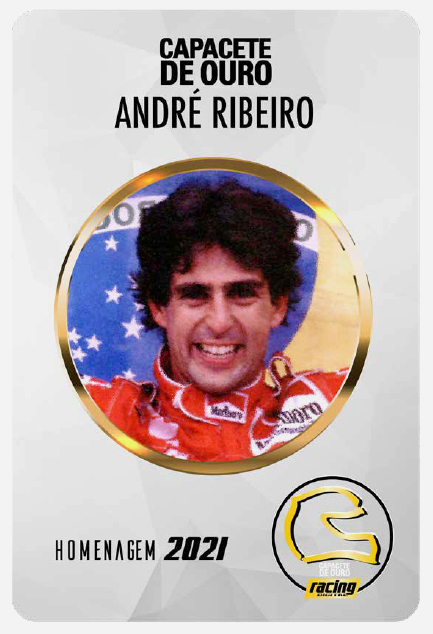Card do Capacete de Ouro - André Ribeiro - Homenagem - 2021