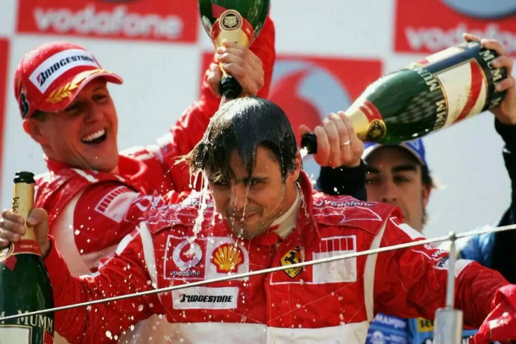 Michael Schumacher, Felipe Massa