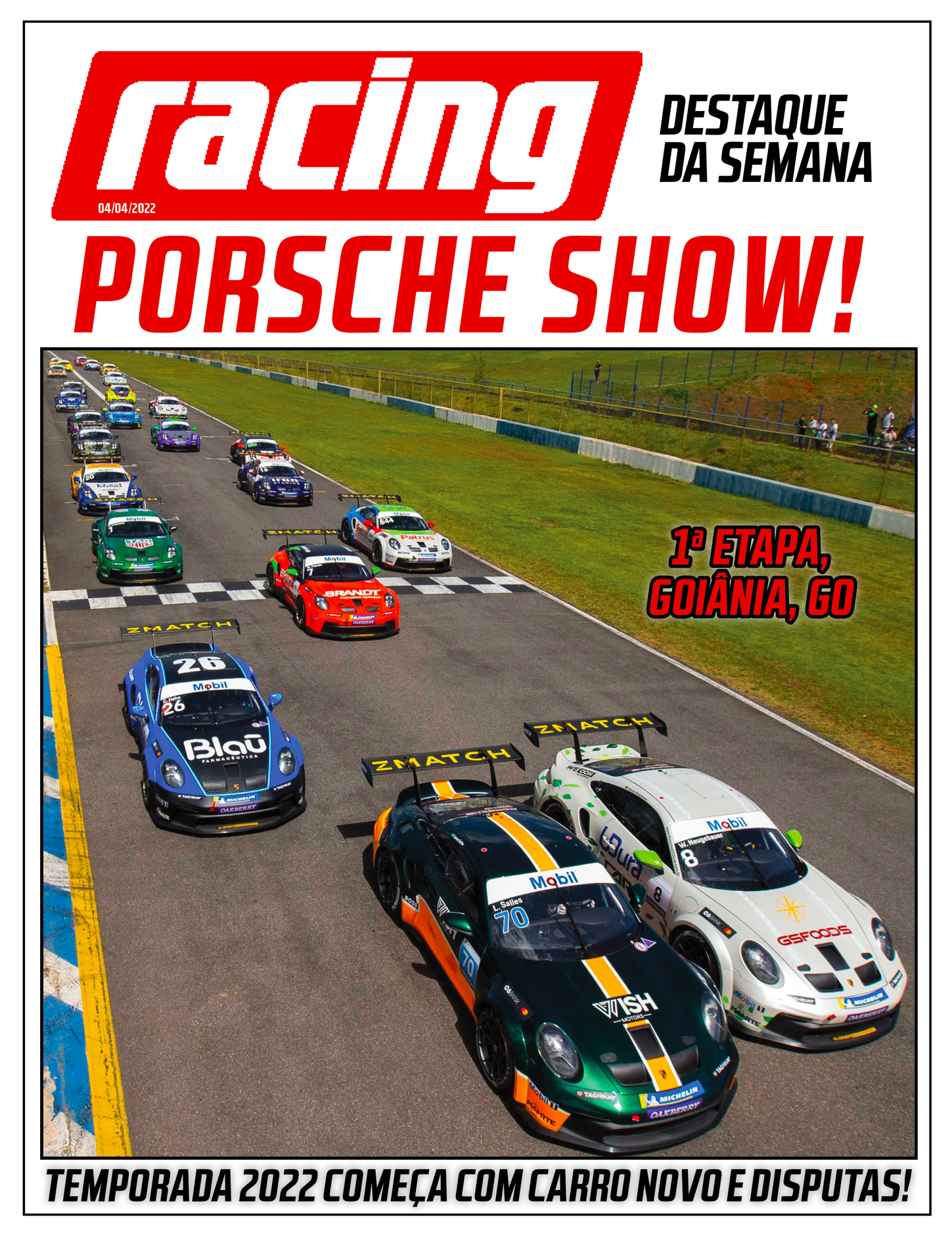 Capa Destaque da Semana RACING - Porsche Show