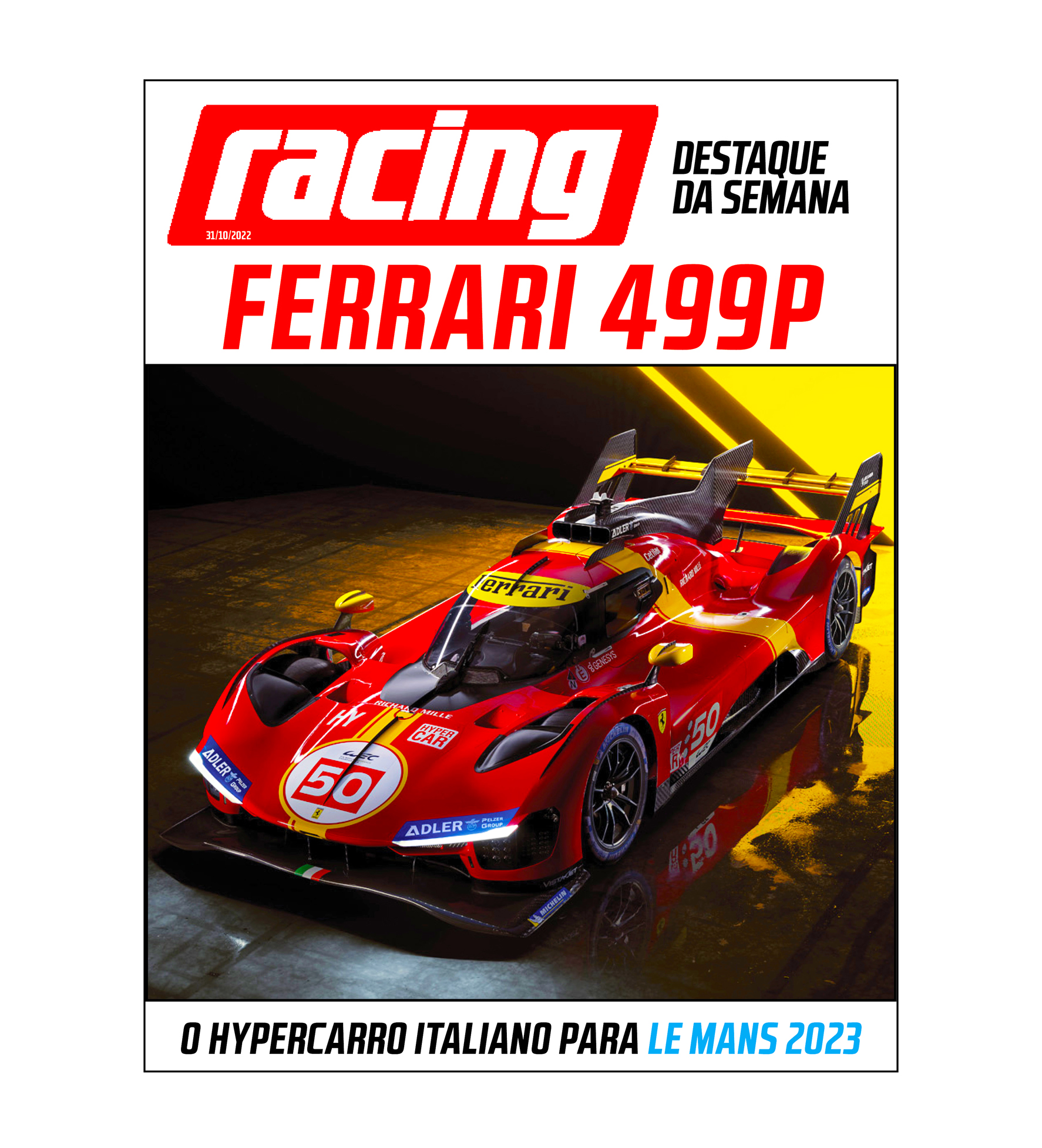 Ferrari 499P Hypercar 2023