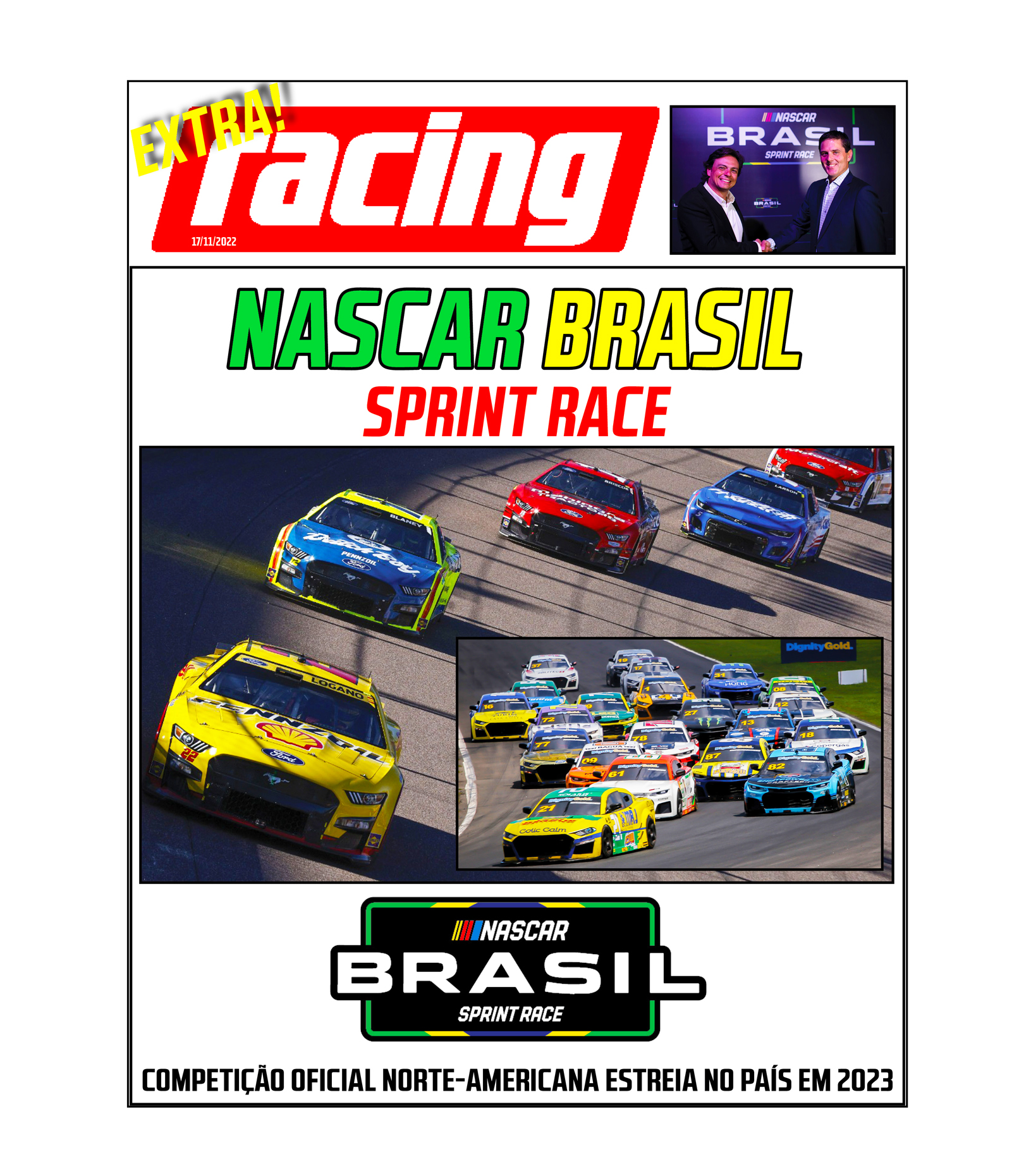NASCAR Brasil Sprint Race on X: A BandSports exibirá todas as emoções da  NASCAR Brasil, que transmitirá, ao vivo, a última corrida de cada etapa,  junto com os momentos da Corrida 1.