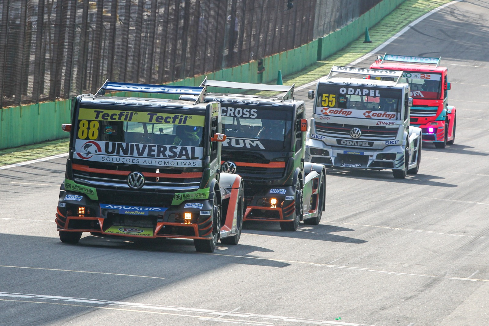 Copa Truck Sao Paulo April 2023 Sao Paulo Brazil View – Stock