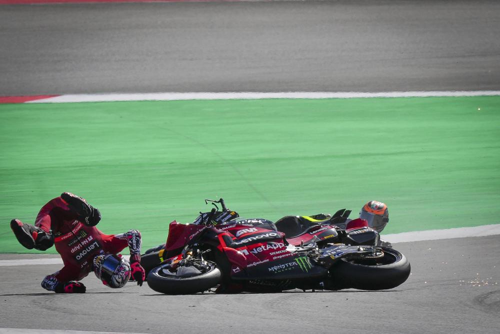 Enea Bastianini, Ducati, queda, acidente, MotoGP