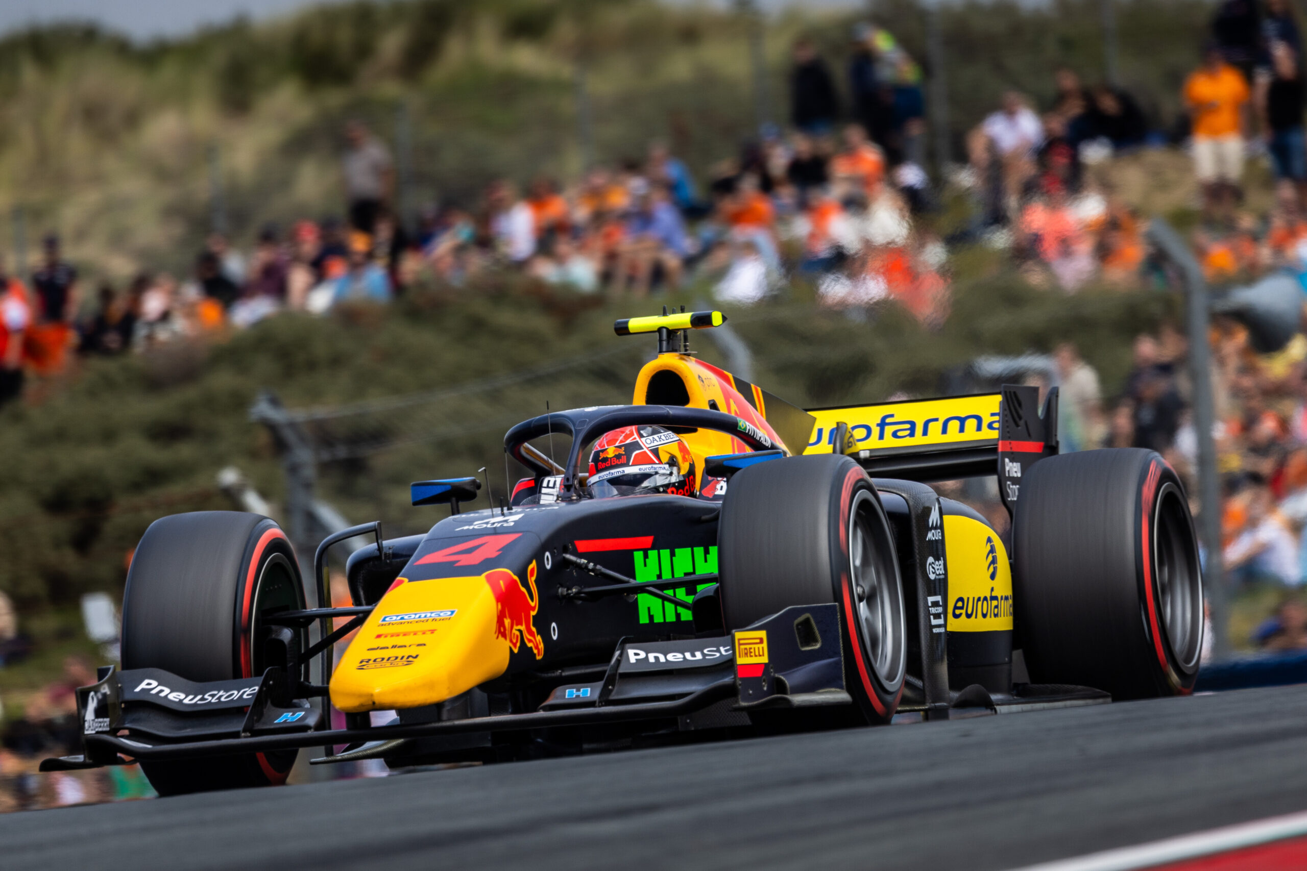 F2: interrupções impedem Enzo Fittipaldi de conseguir boa posição no grid na Holanda