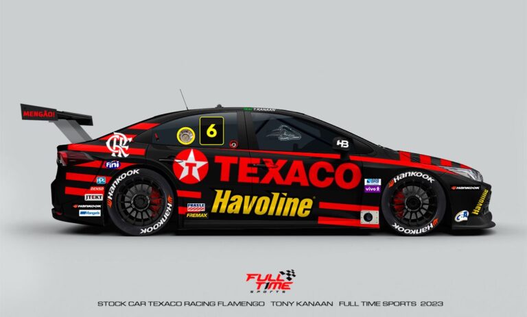 Texaco Racing leva cores do Flamengo na Stock Car em Goiânia
