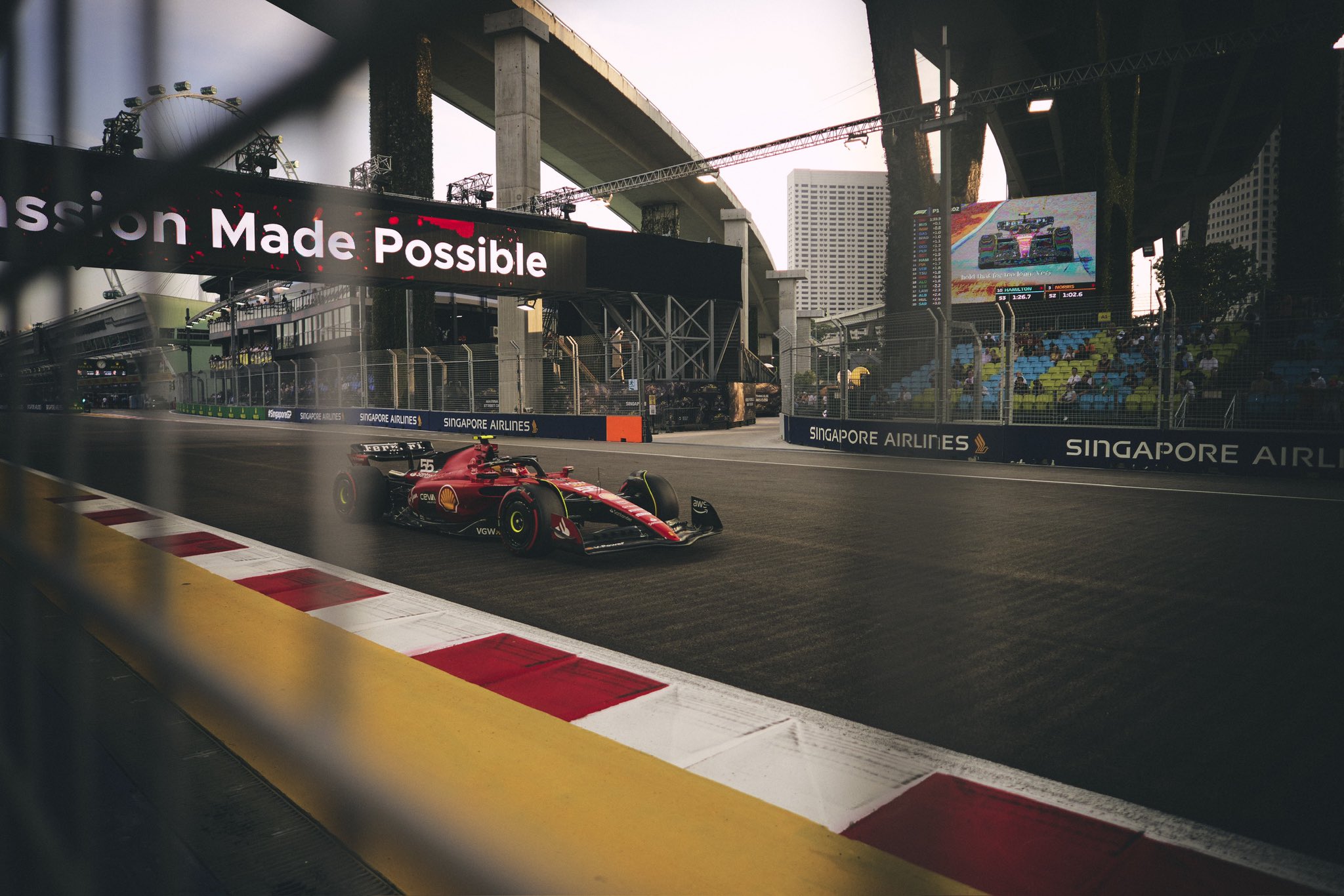 F1 AO VIVO  Terceira sessão de treino livre para o GP de Singapura