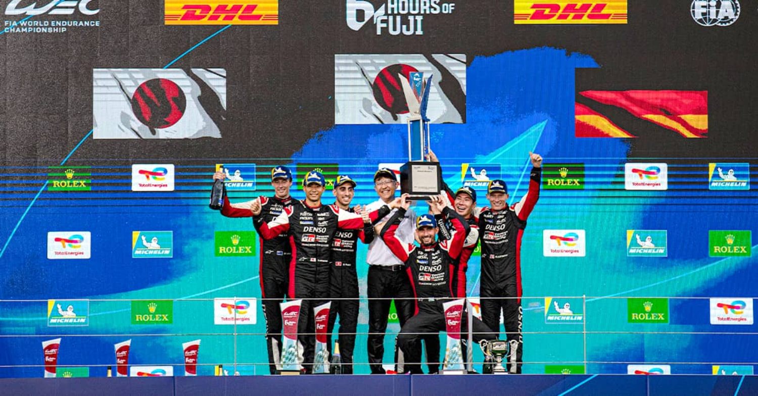 TOYOTA GAZOO Racing comemora título mundial do WEC com vitória nas 6 Horas de Fuji