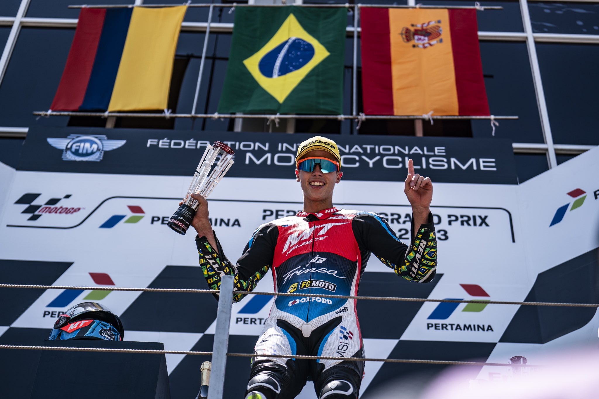 Diogo Moreira celebra vitória na Moto3 na Indonésia: “Finalmente ela chegou”