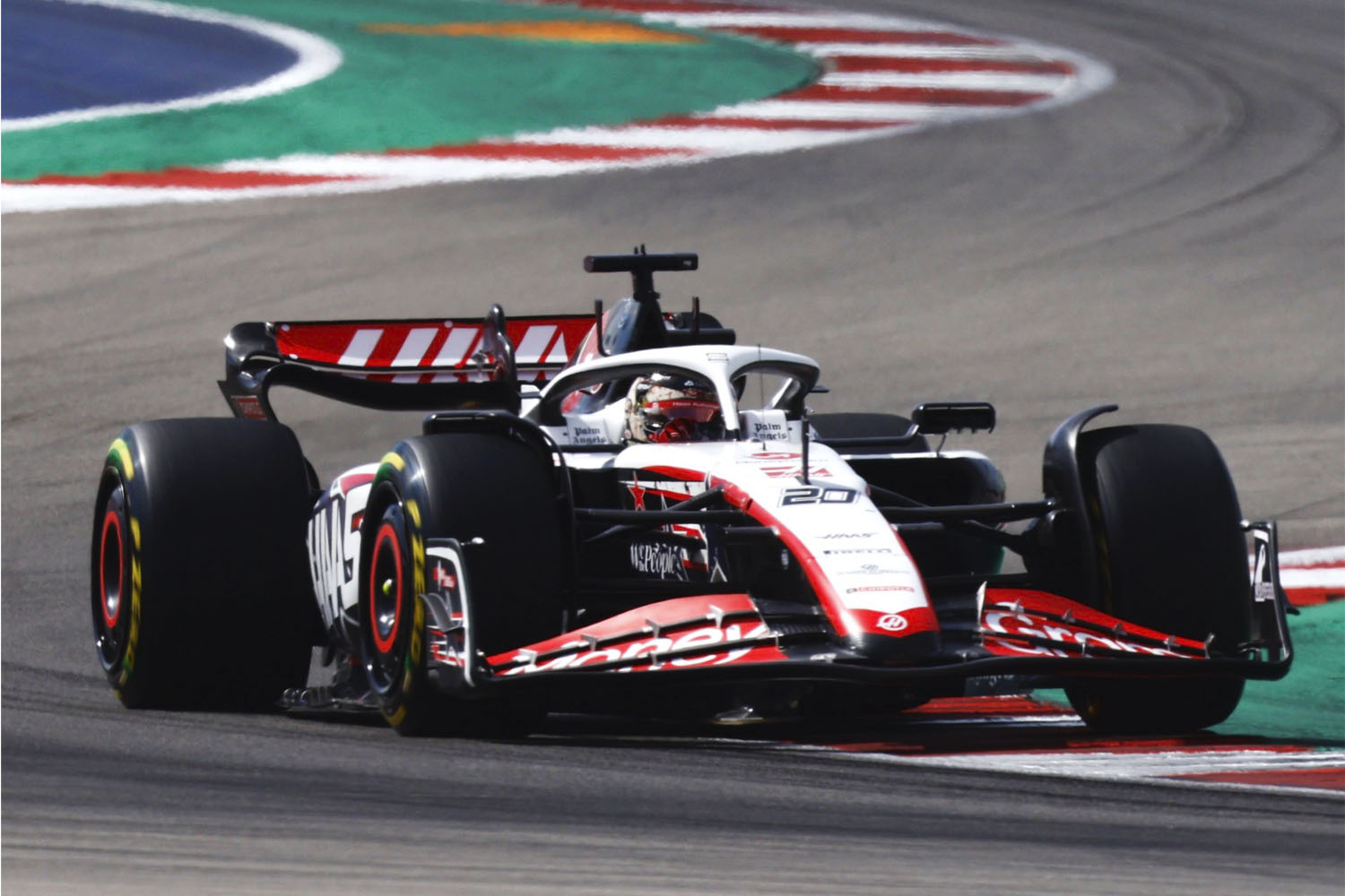 F1: dupla da Haas larga dos boxes no GP dos Estados Unidos