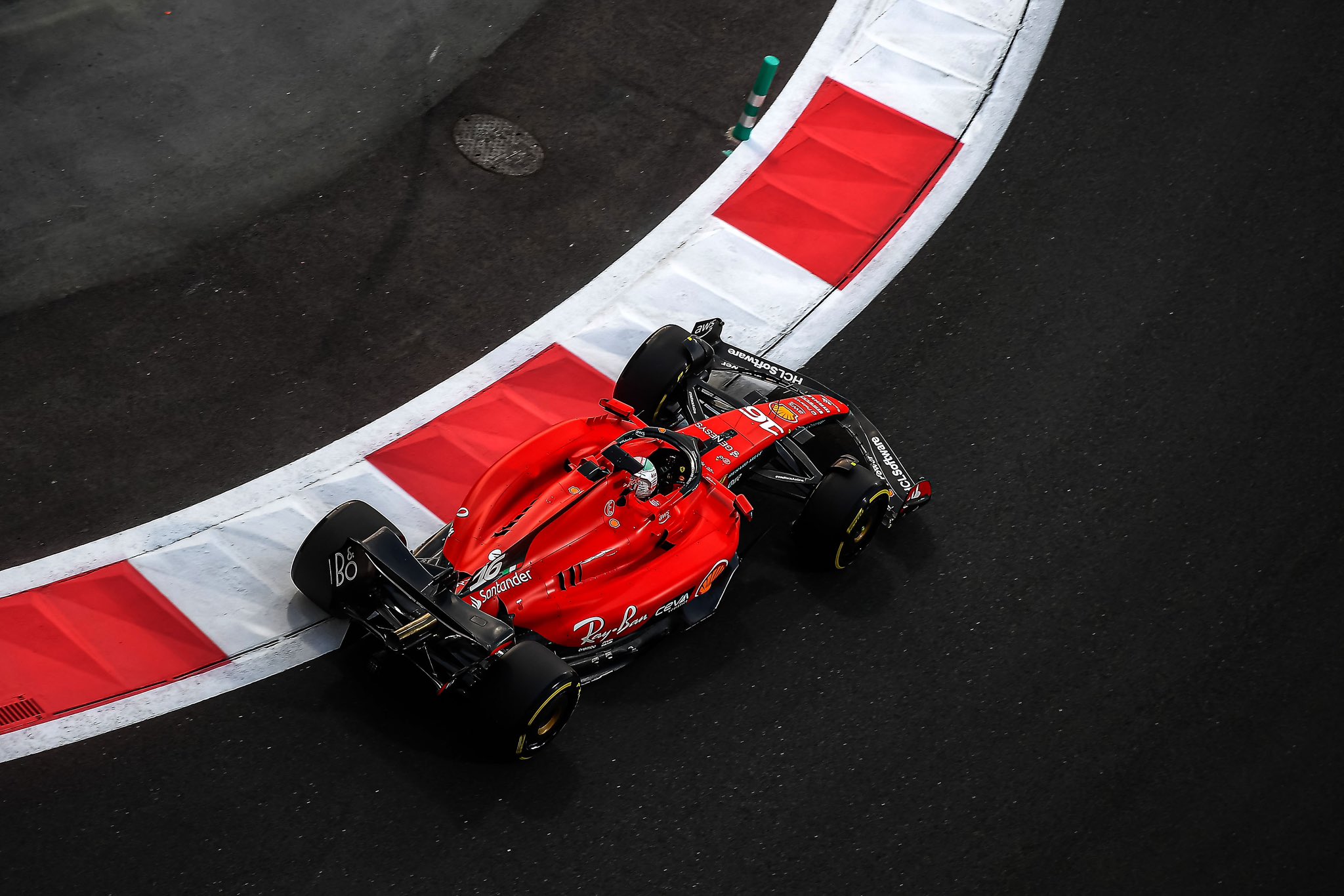 F1: Leclerc bate Norris e lidera segundo treino em Abu Dhabi