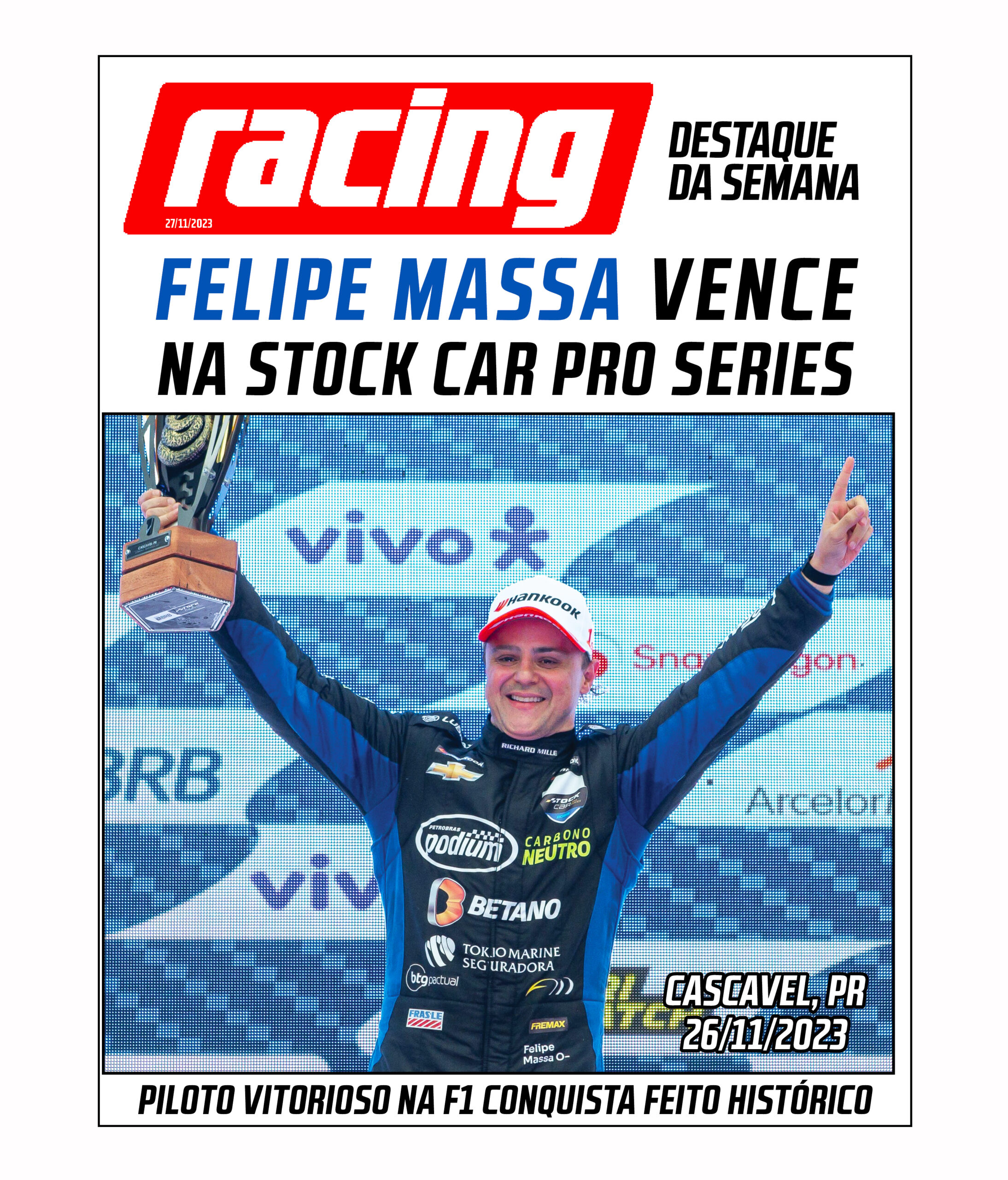 Carro de Felipe Massa na Corrida do Milhão é divulgado - Gazeta Esportiva