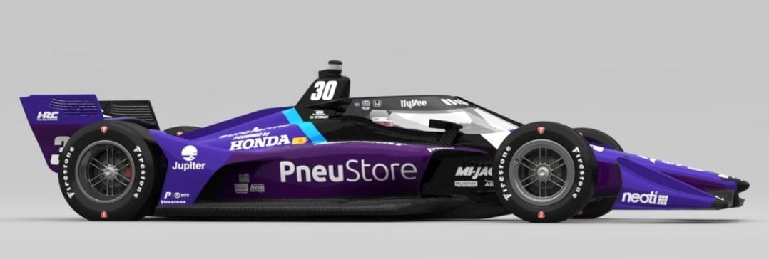 OAKBERRY e Pneustore serão patrocinadores de Pietro Fittipaldi na Indy e  carro terá  layout especial em St Pete