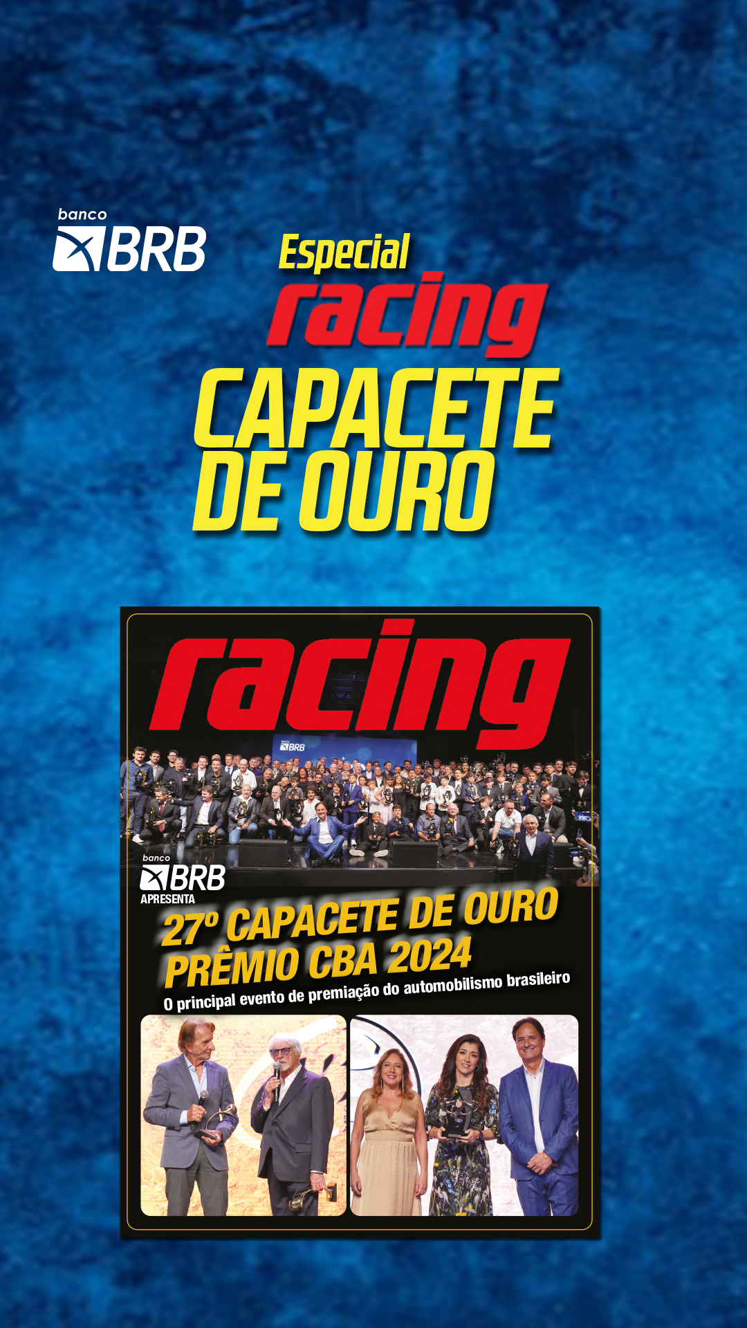 Revista RACING Edição Especial 27º Capacete de Ouro - Premiação CBA by BRB