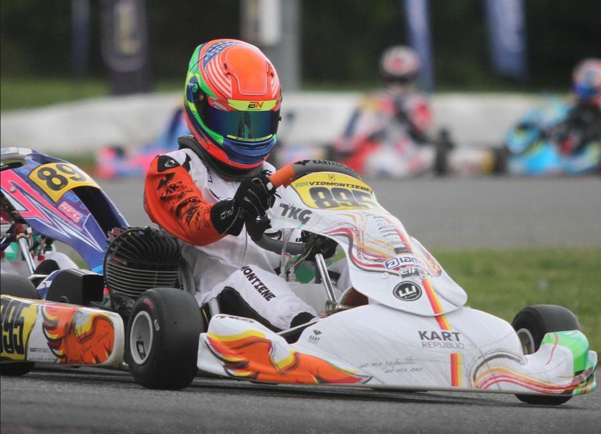 Kart: Enzo Vidmontiene dá show nos EUA e vence finais do USPKS em duas categorias