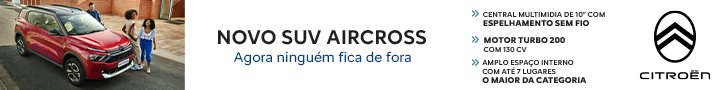 Banner de anúncio da Citroën Aircross