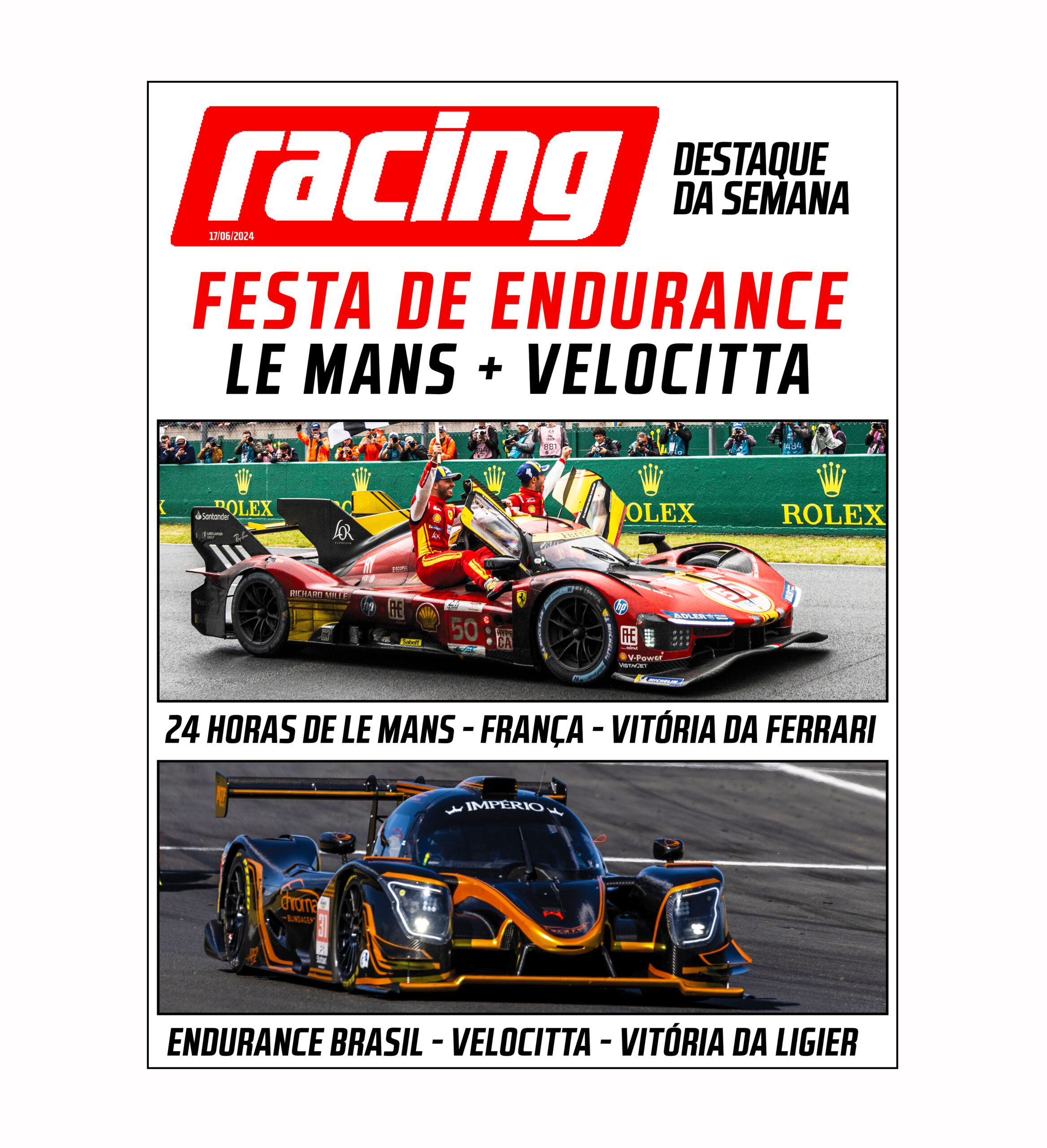 24 Horas de Le Mans e Endurance Brasil 2024