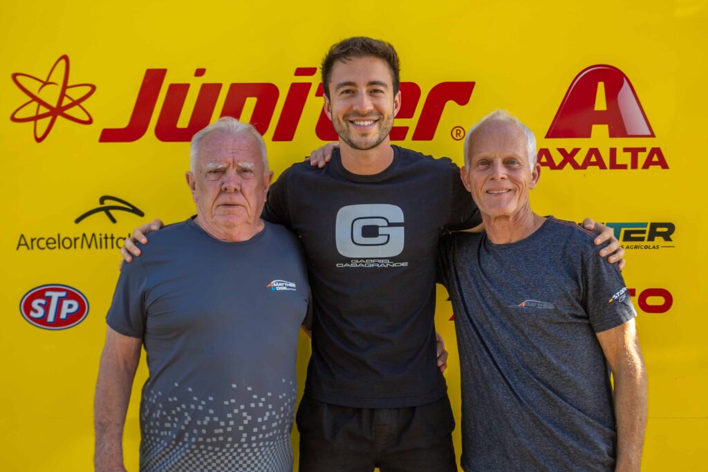 Mauro Vogel, Gabriel Casagrande e Andreas Mattheis