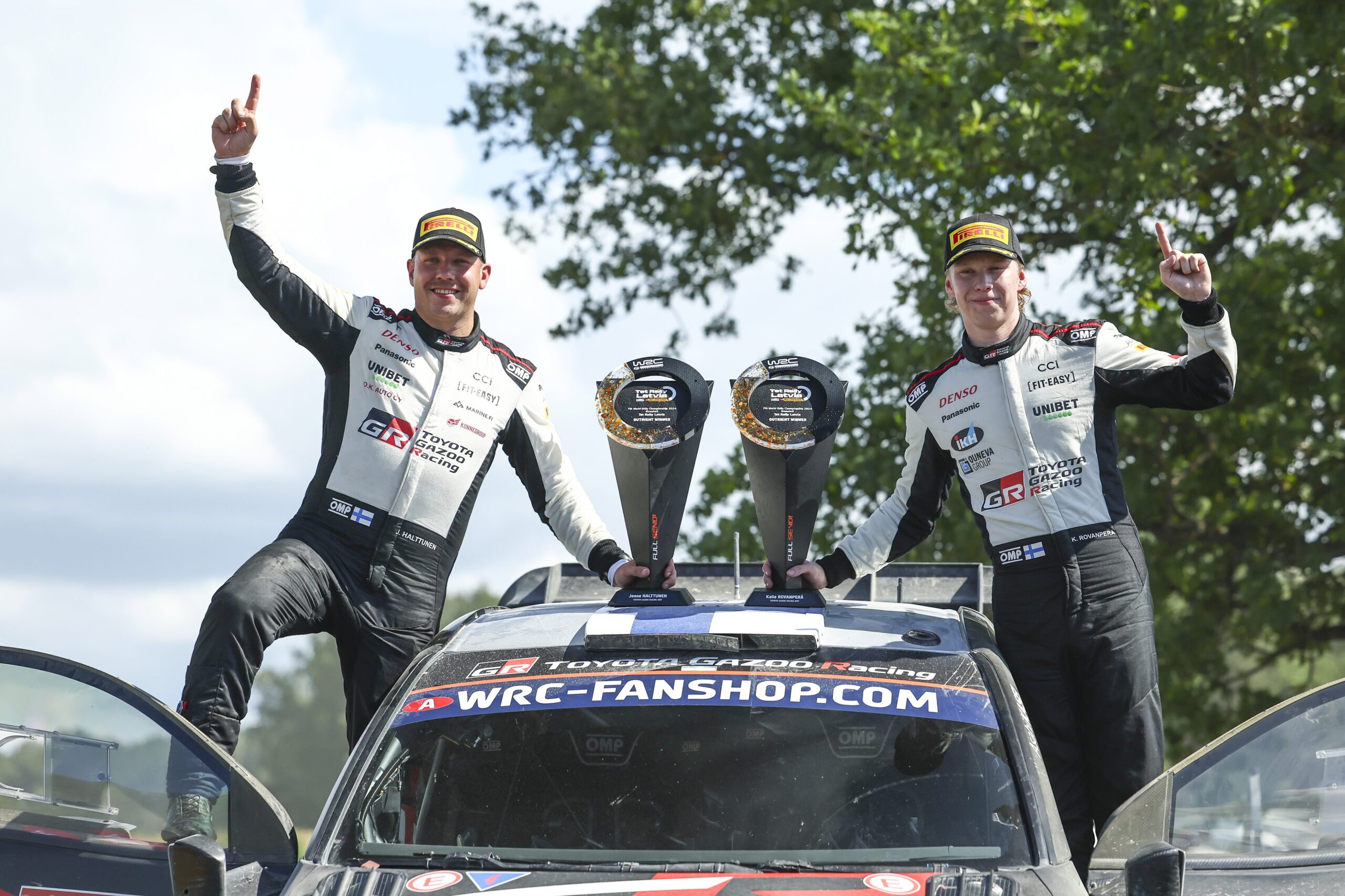 WRC: TOYOTA GAZOO Racing garante dobradinha no Rally da Letônia com Rovanpera e Ogier