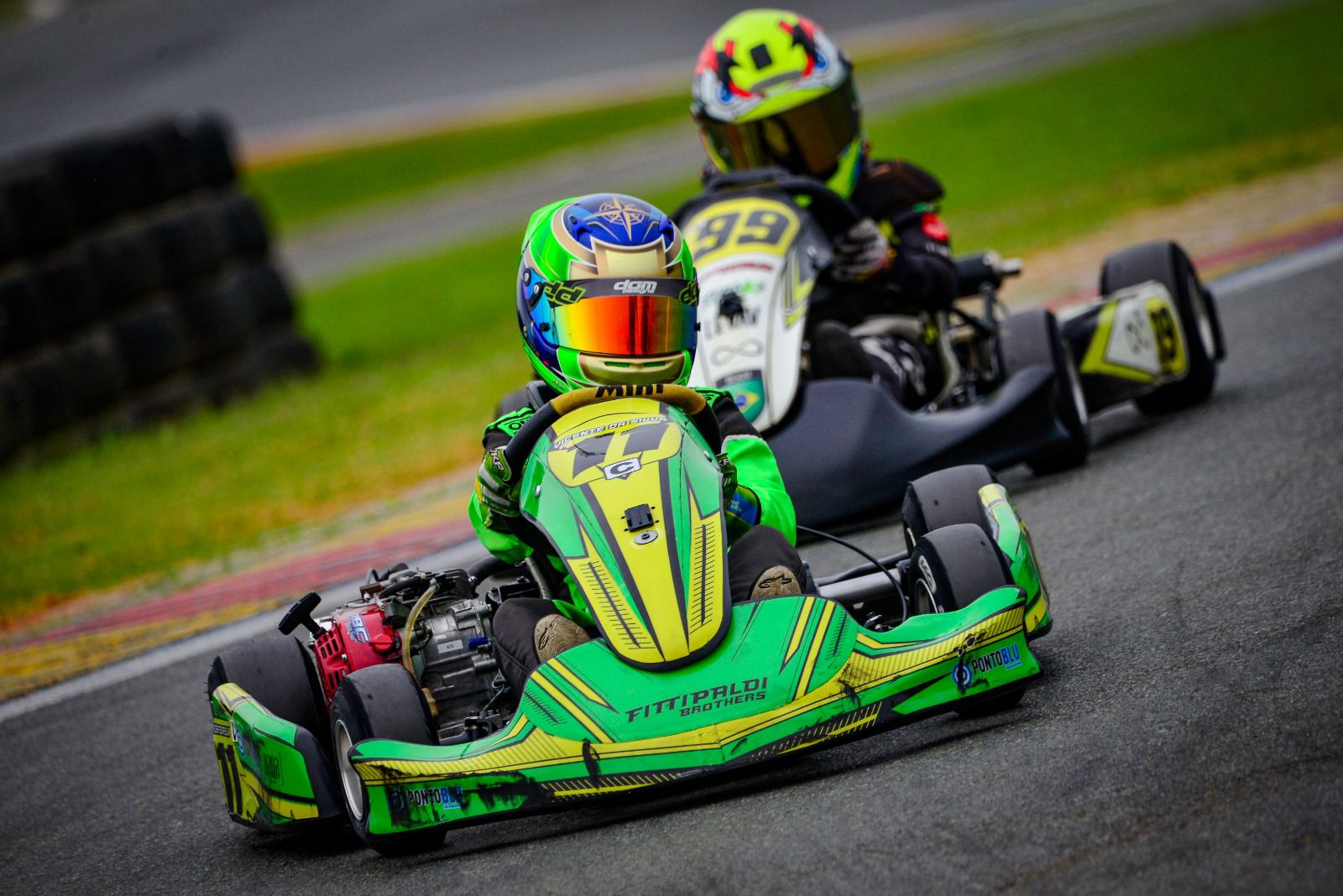 Vicente da Silva conquista dois vices no Catarinense de Kart e leva vaga para o Mundial Rok na Itália