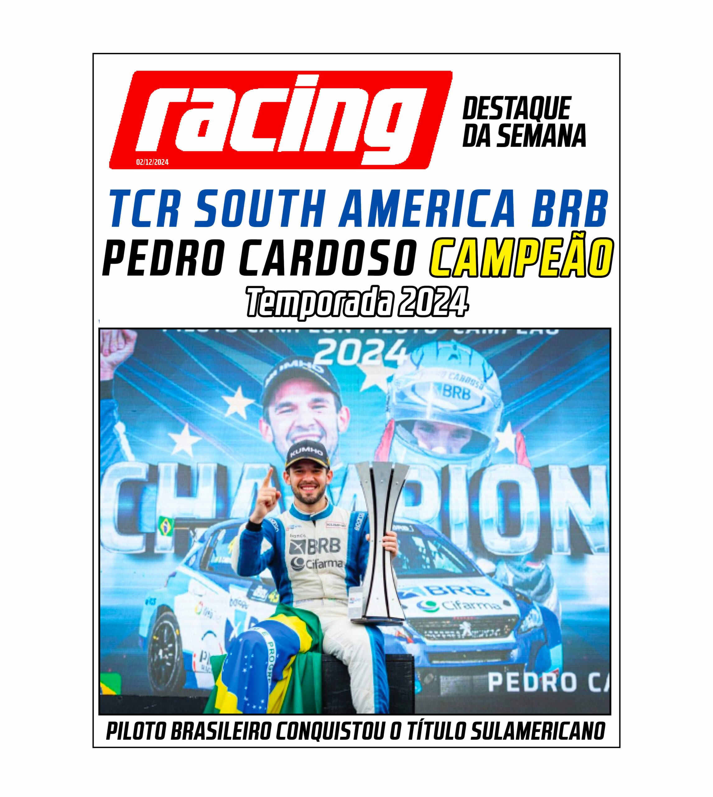 Pedro Cardoso é campeão do TCR South America