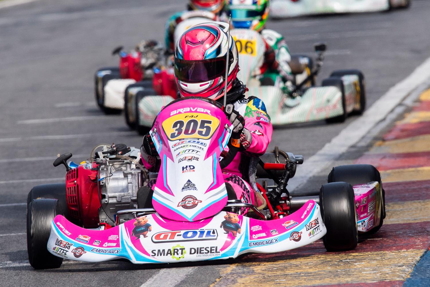 Marcella Assumpção vence prova da F4 em Interlagos e garante pódios na Copa São Paulo Light de Kart