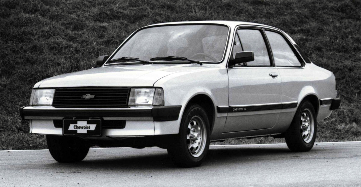 Imagem do Chevette a álcool, que fez sucesso no inicio do programa do álcool como combustível no Brasil