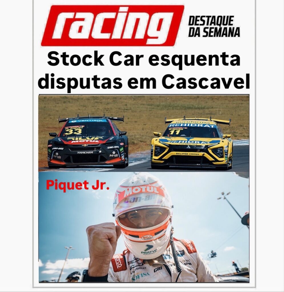 Stock Car, capa da semana, revista Racing
