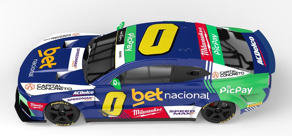 Cacá Bueno, Chevrolet, Camaro, RISE26, Nascar Brasil, Team RC