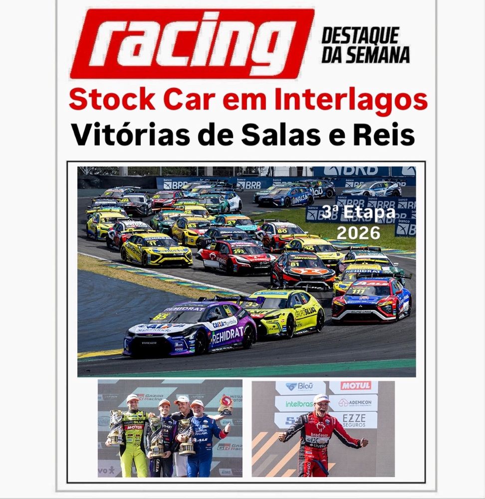 Stock Car, Capa da Semana, Racing