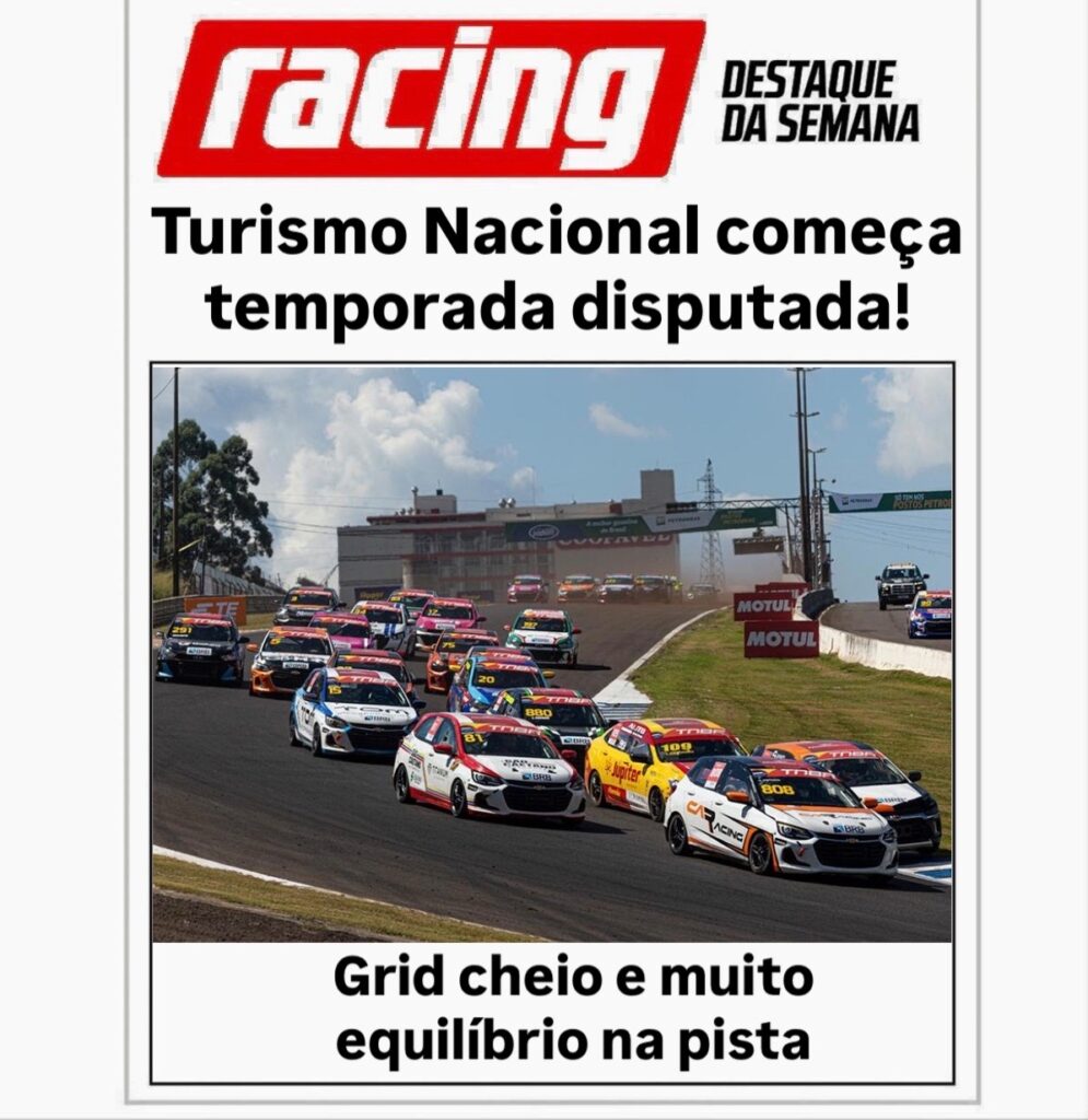 Capa da Semana, Racing, Turismo Nacional