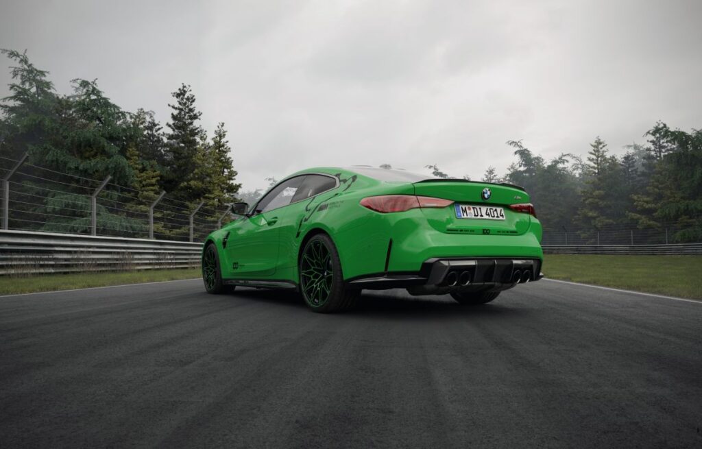 BMW M4 Coupe, Nurburgring, 100 years, green