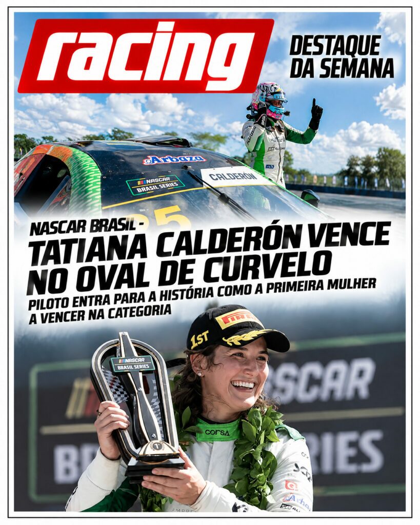 NASCAR Brasil, Tatiana Calderón, RACING, Capa da Semana, automobilismo, mulheres