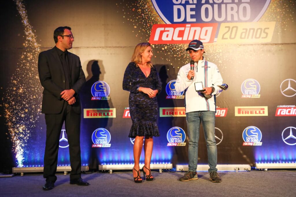 Homenagem a Felipe Massa no Capacete de Ouro de 2016